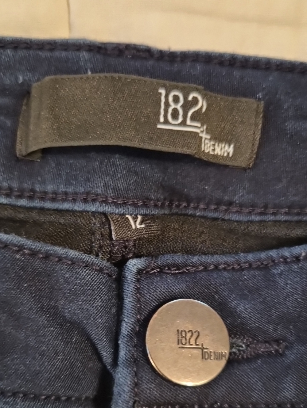 1822 'Butter' Denim Jeggings- Size 12 - Picture 7 of 8